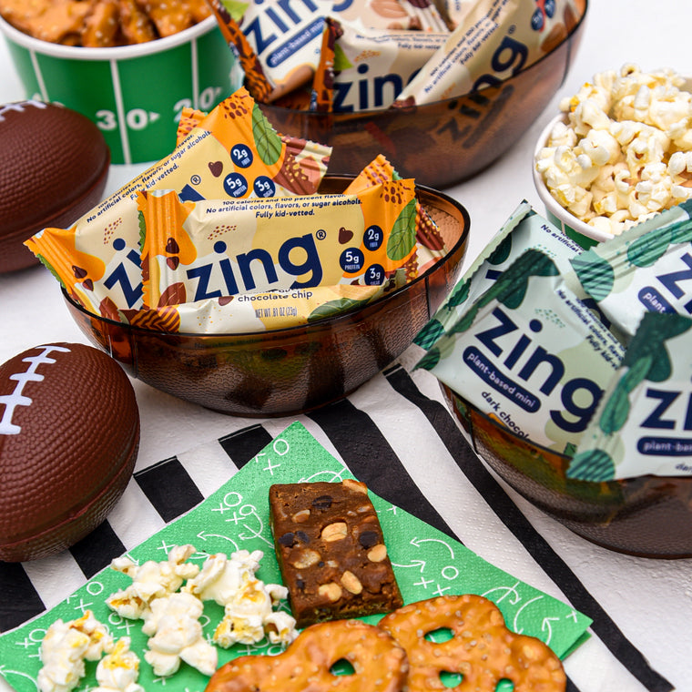 3 quick, easy & guilt-free recipes for the big game Zing Bars