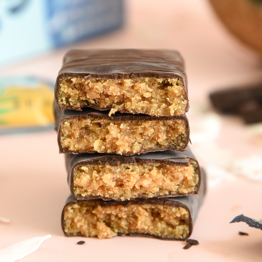 dark chocolate coconut energy bars